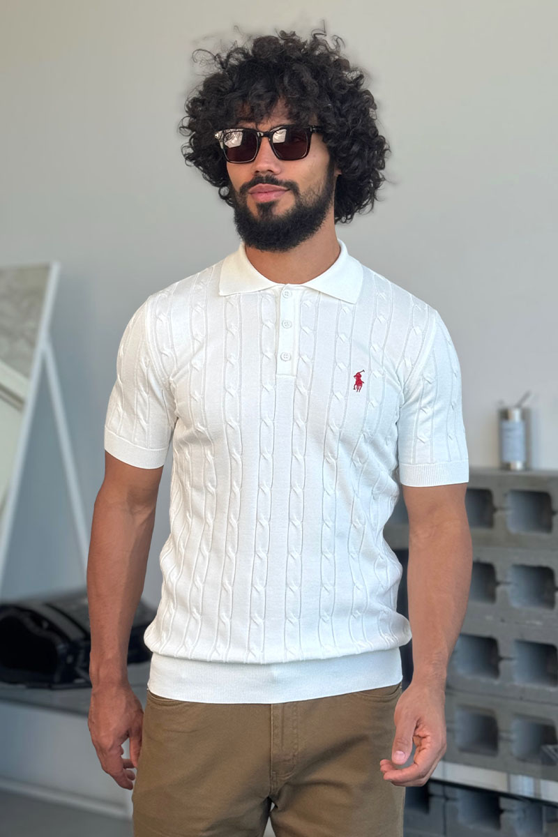 Polo Ralph Lauren Мужское белое поло