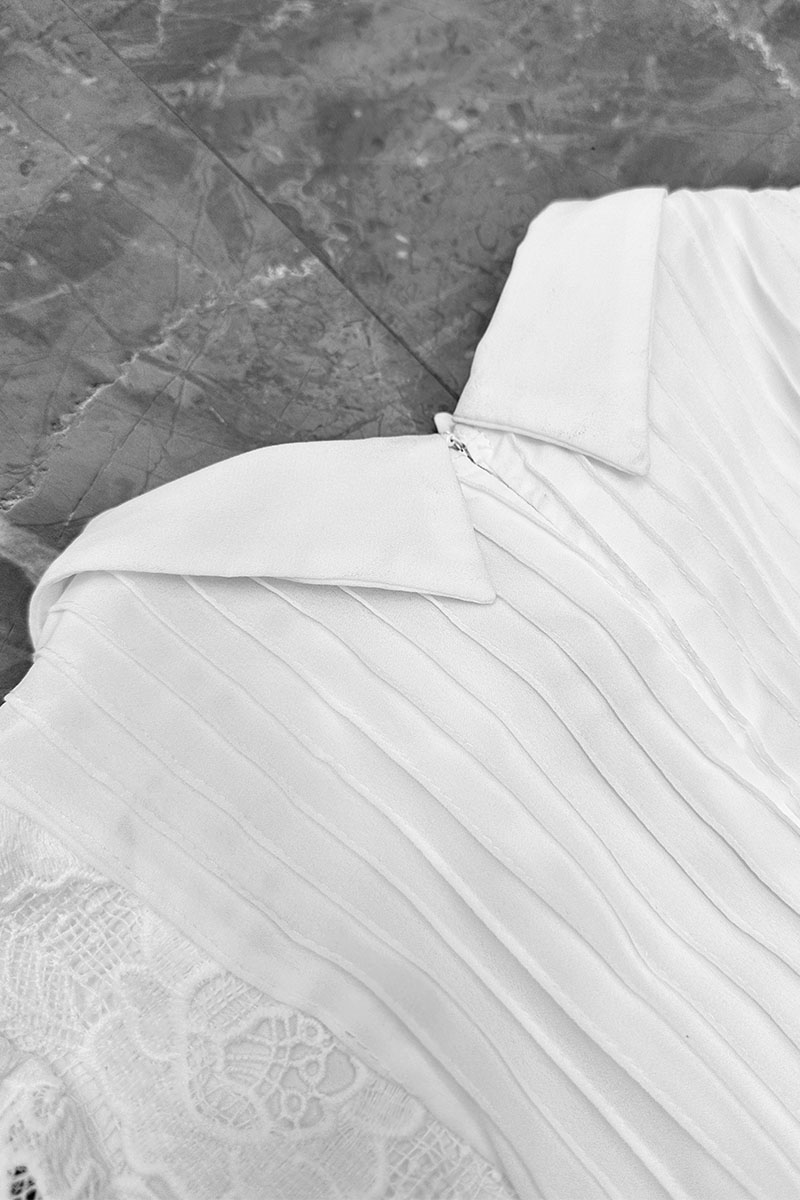Designer Clothing Женское платье белого цвета 