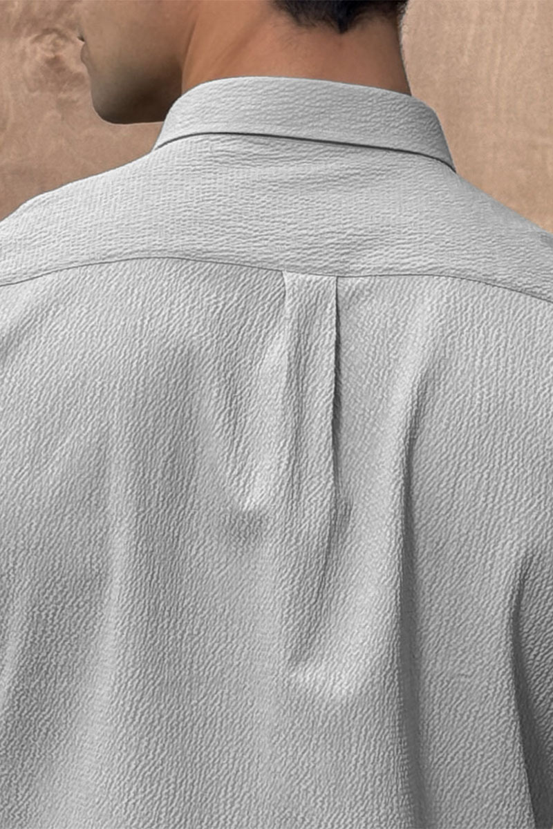 Etro Мужская серая рубашка Pegasus logo