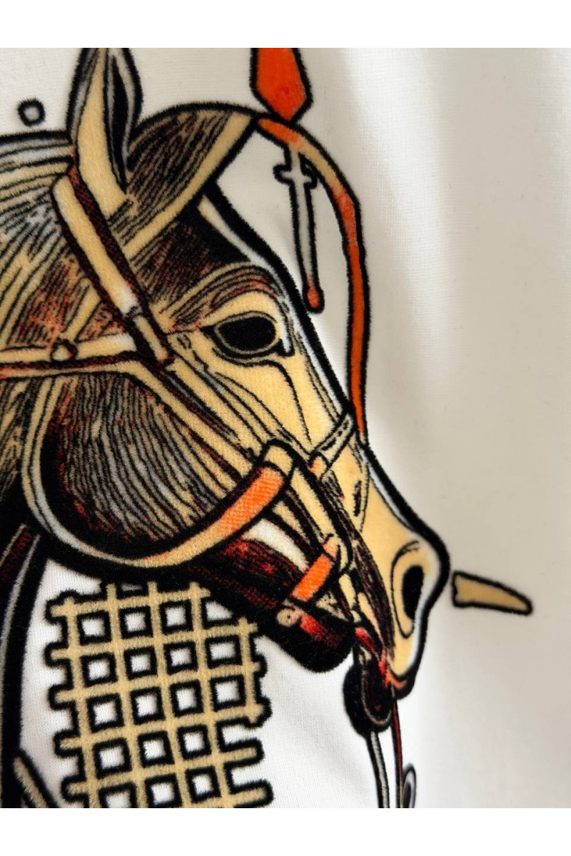 Hermes Белая женская футболка premium