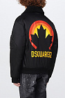 Чёрный бомбер Cyprus Sunset Leaf logo-print