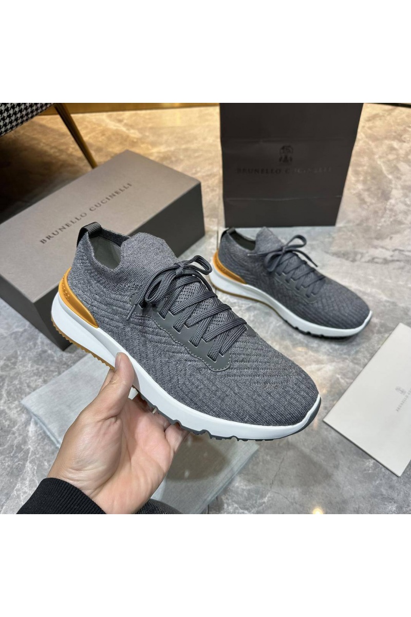 Designer Мужские кроссовки knitted - Grey