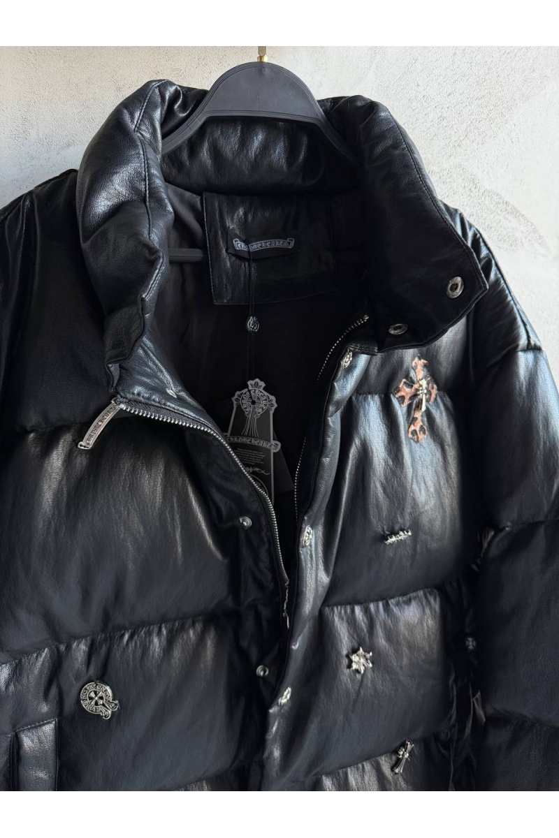 Chrome Hearts Женская чёрная куртка premium