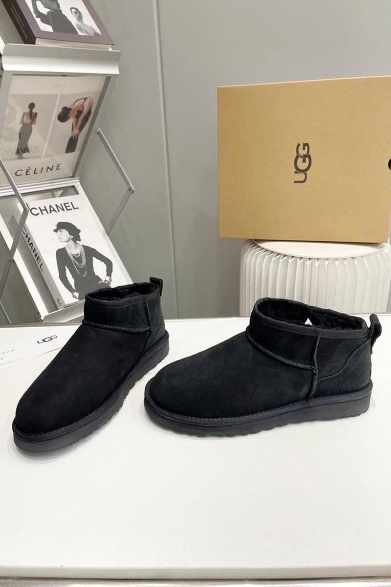 UGG Мужские чёрные ботинки 