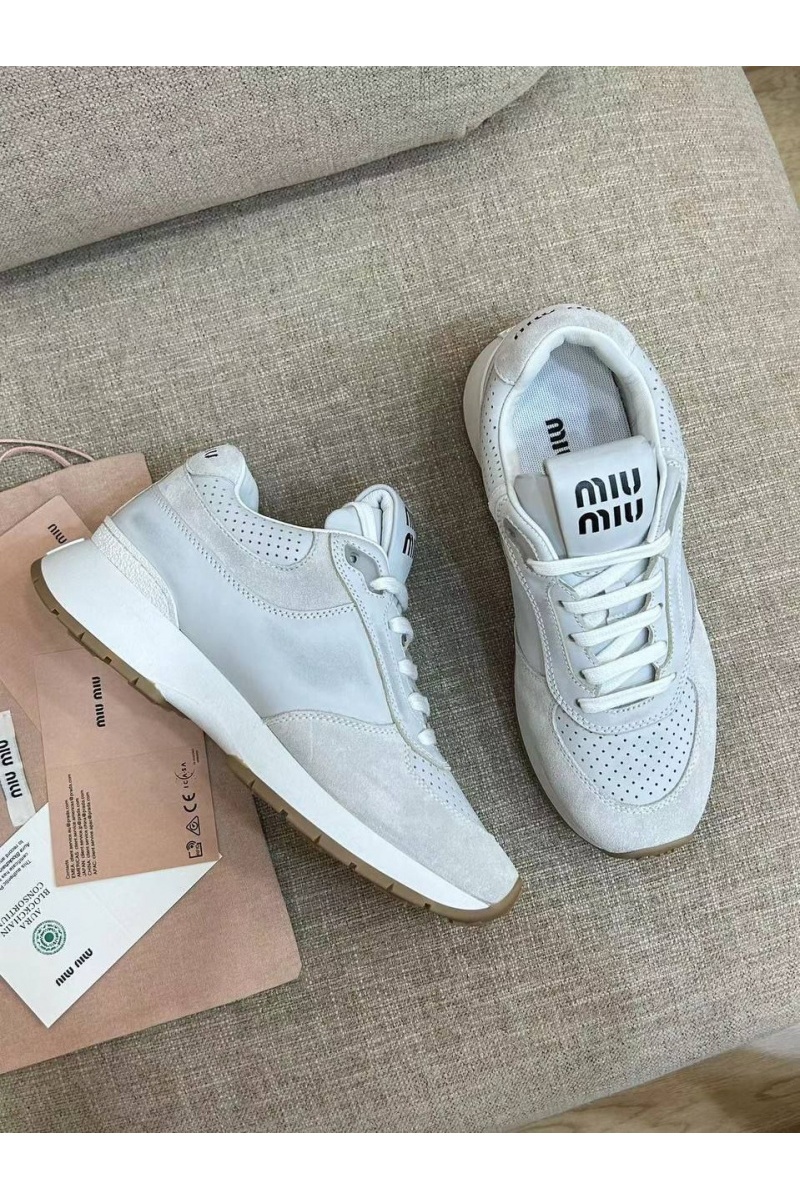 MIU MIU Женские кроссовки Premium - Grey