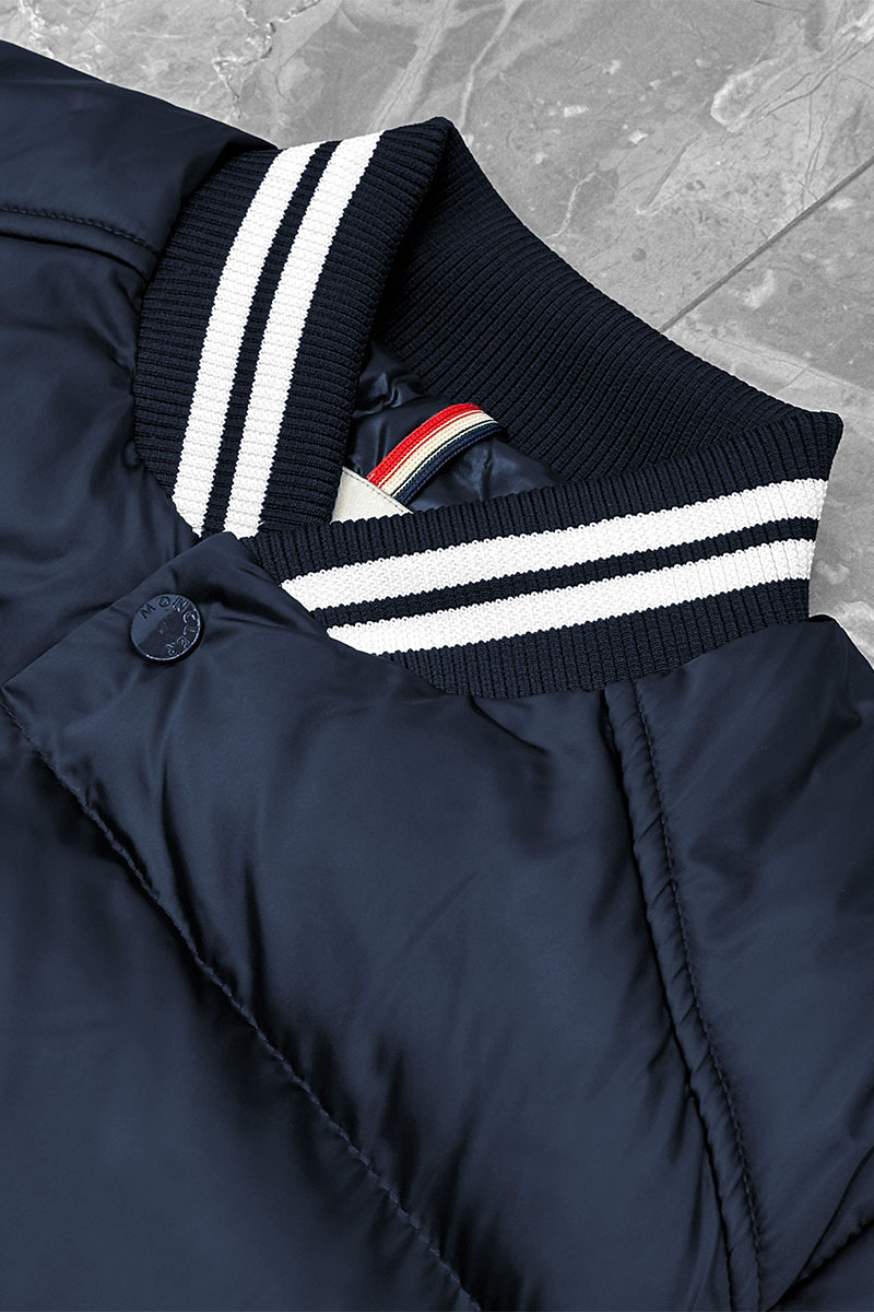 Moncler Утеплённый бомбер Dives - Navy