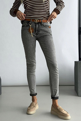 Женские джинсы скини premium - Blue