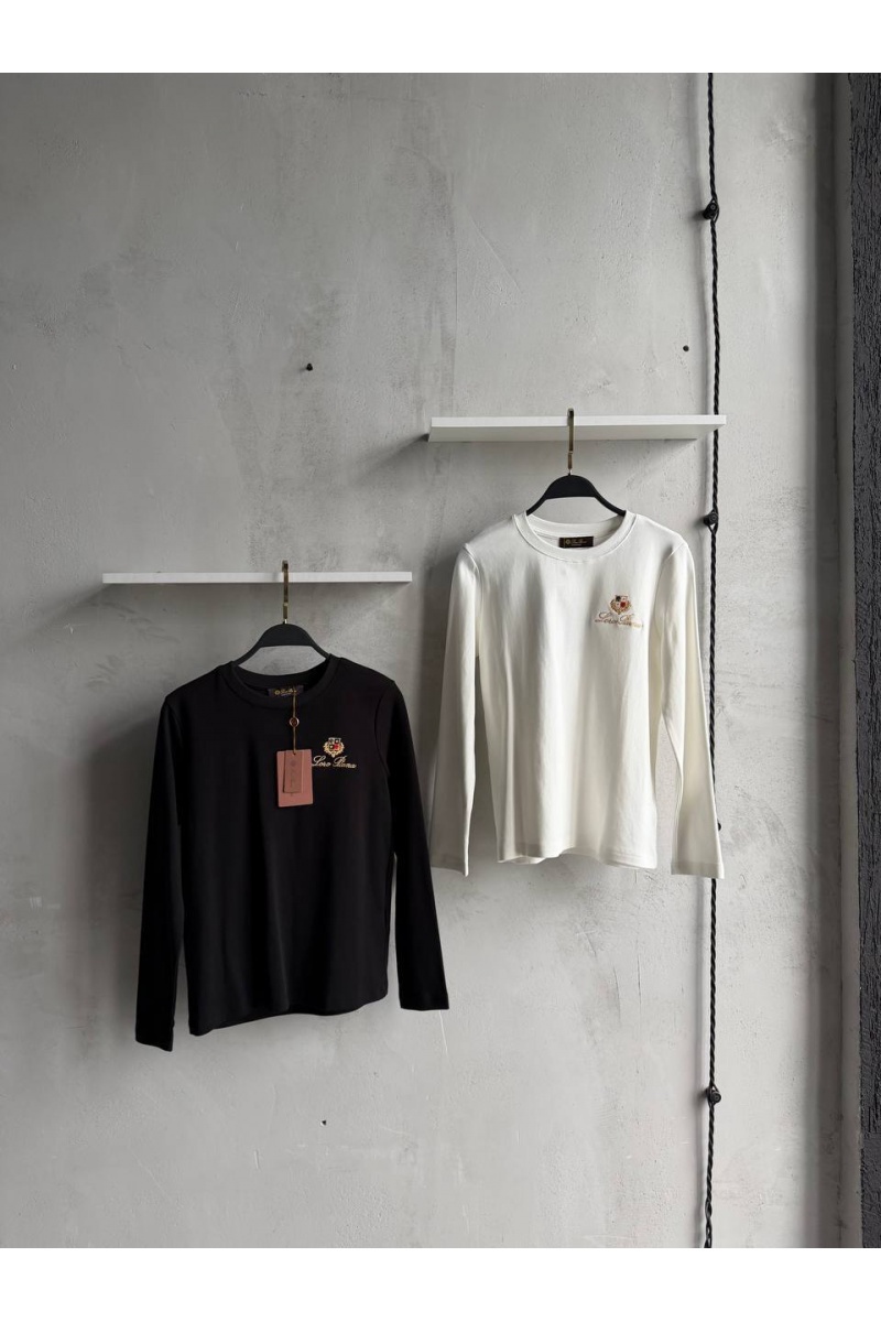 Loro Piana Чёрный женский лонгслив premium