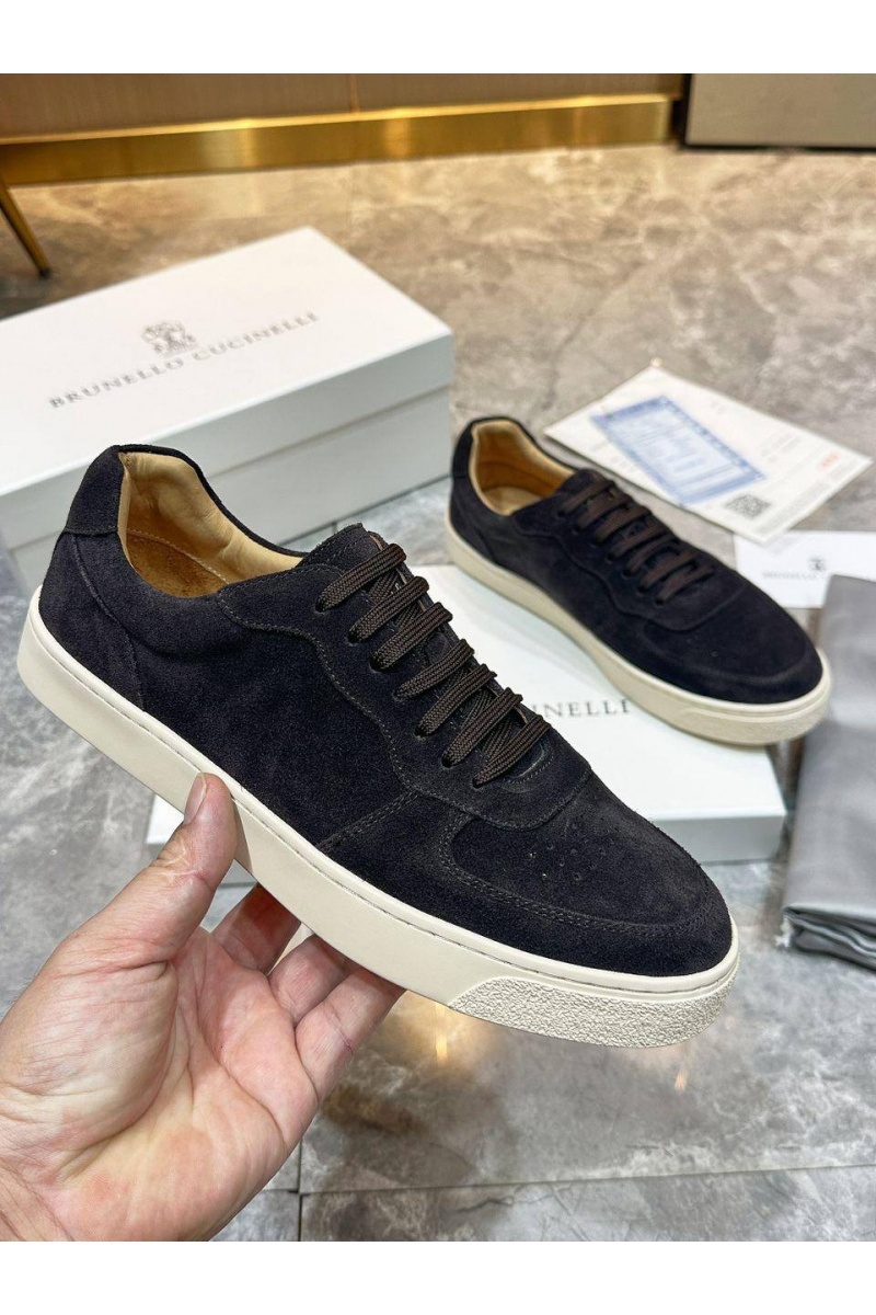 Designer Мужские замшевые кроссовки - Black Currant