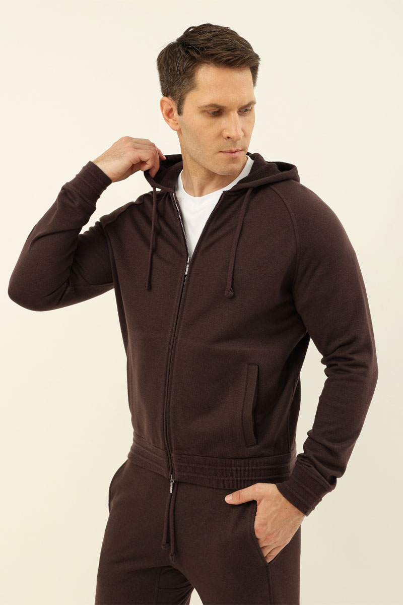 Loro Piana Коричневый спортивный костюм premium