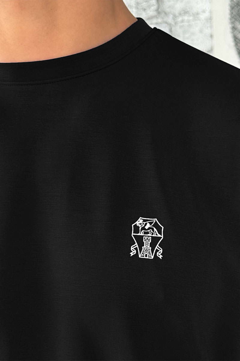 Designer Мужская чёрная футболка 