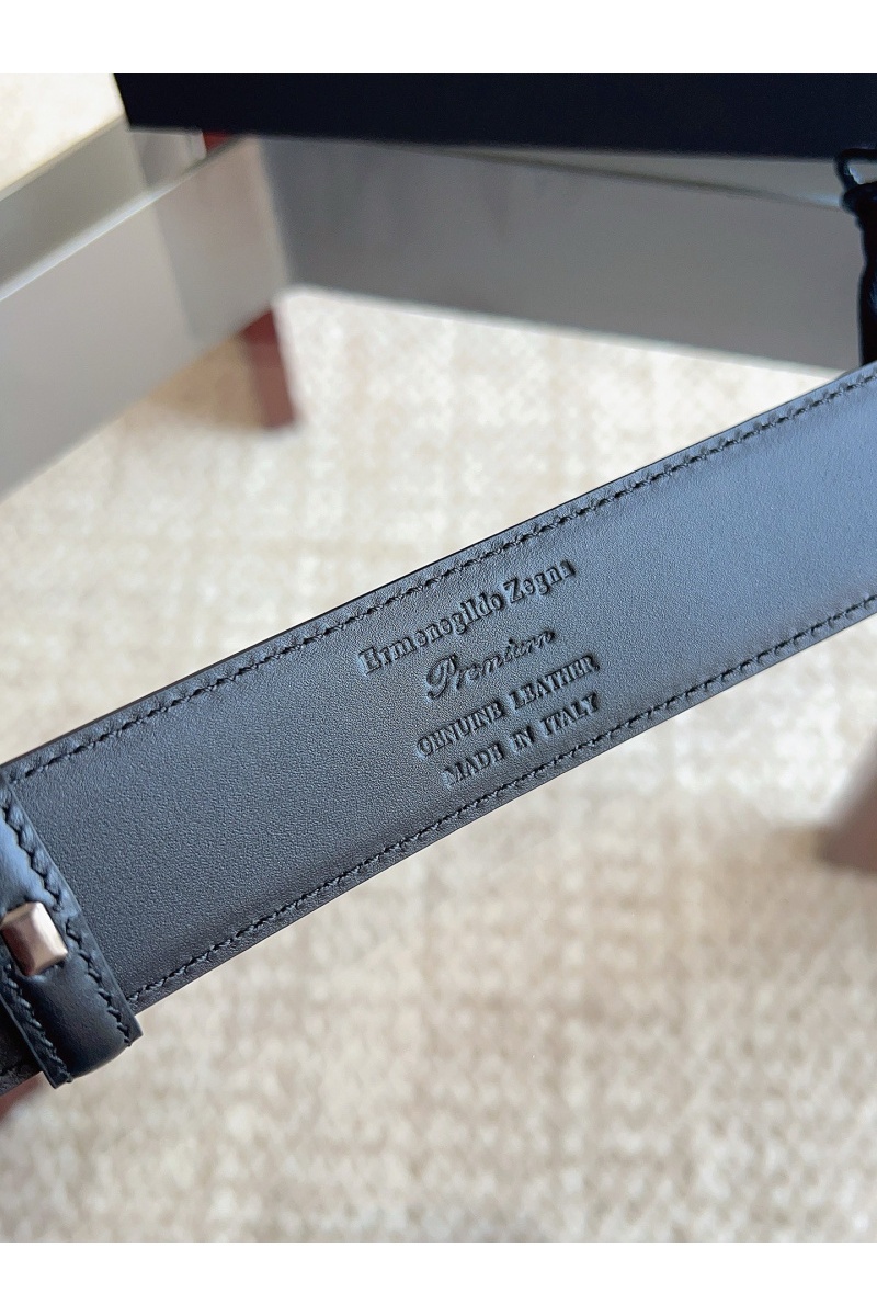 Zegna Двусторонний кожаный ремень premium