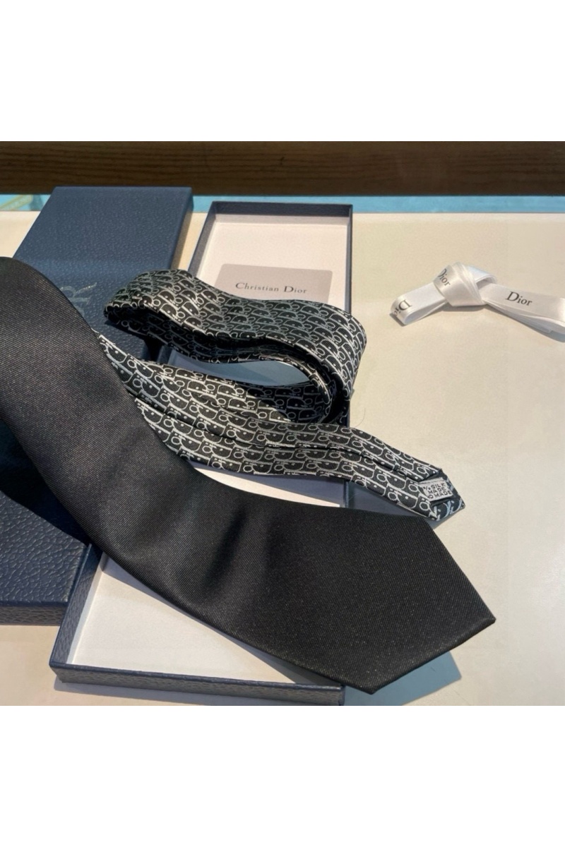 Dior Галстук Oblique premium - Black