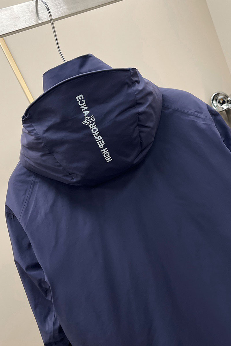 Moncler Пуховик синего цвета Grenoble 