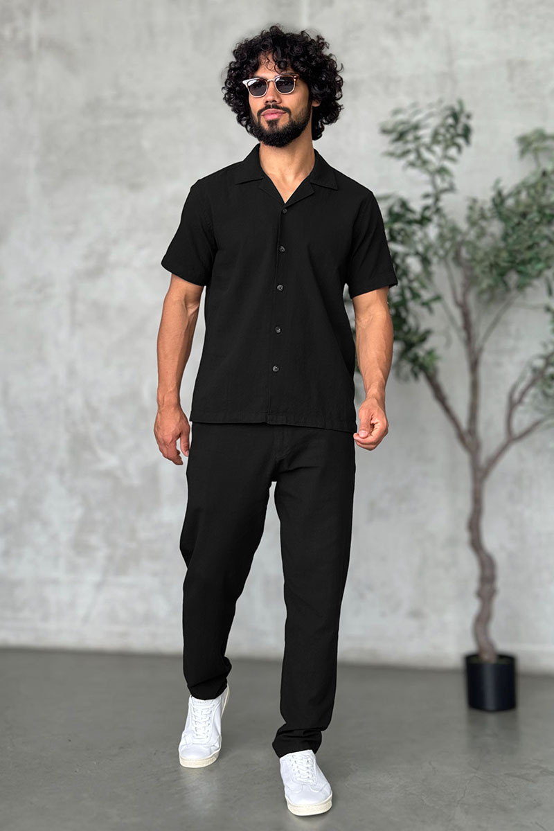Loro Piana Мужской костюм чёрного цвета