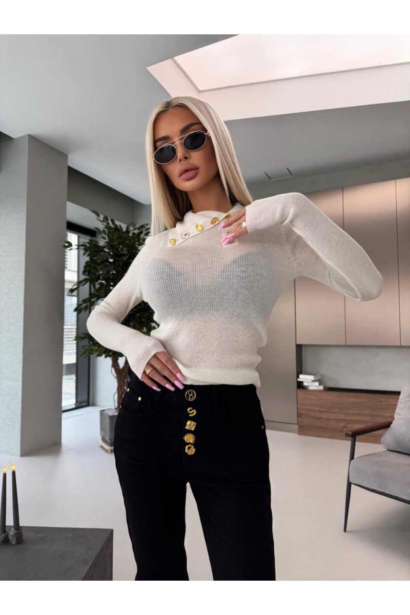 Schiaparelli Женский трикотажный лонгслив premium - White