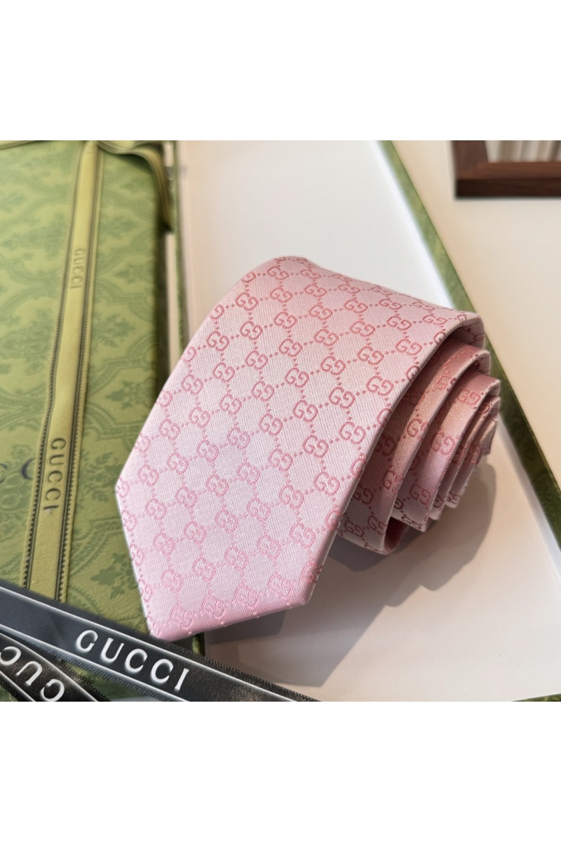 Gucci Галстук GG Monogram premium 146x7 см - Pink