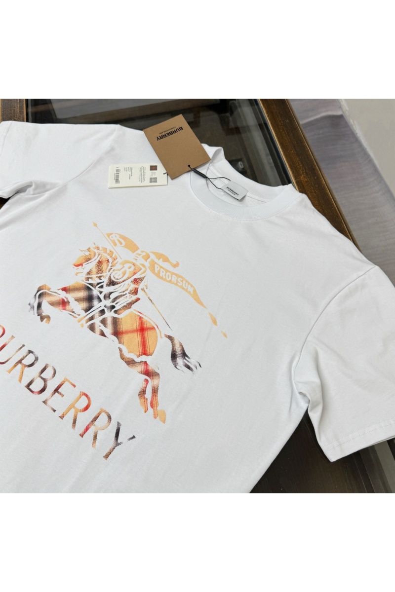 Burberry Мужская белая футболка premium
