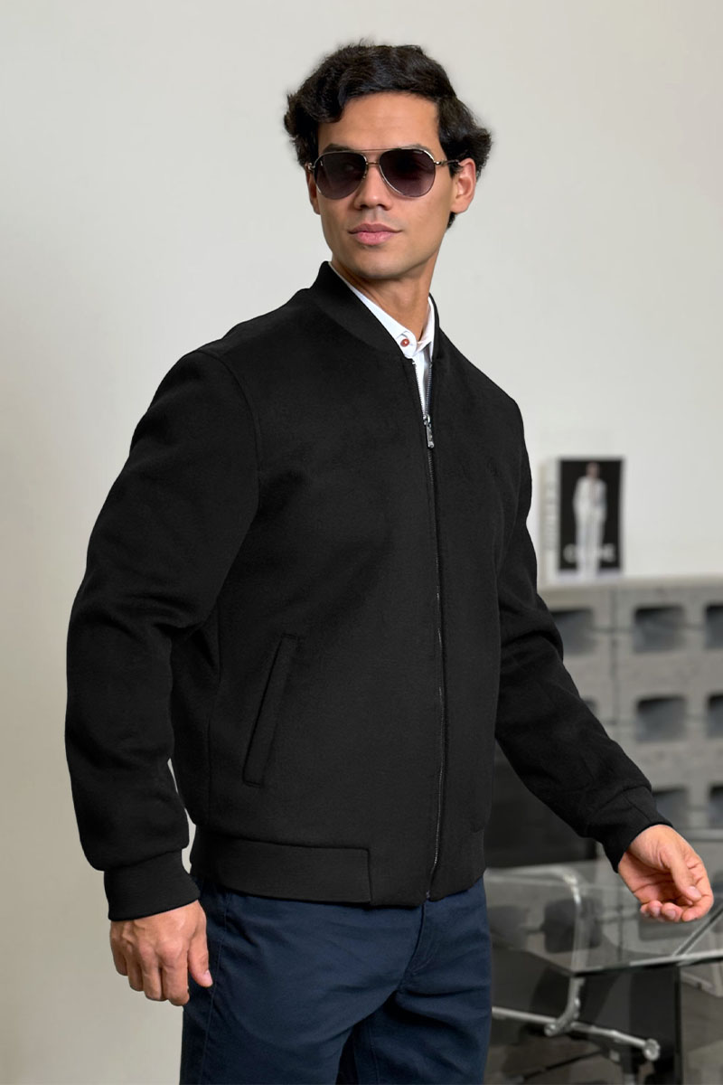 Loro Piana Мужской бомбер чёрного цвета