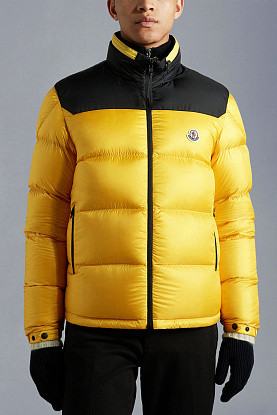 Утеплённая куртка Peuplier logo-patch - Yellow / Black
