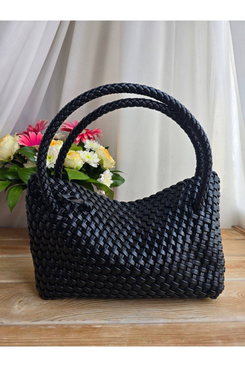 Bottega Veneta Кожаная сумка intrecciato 30x14 см