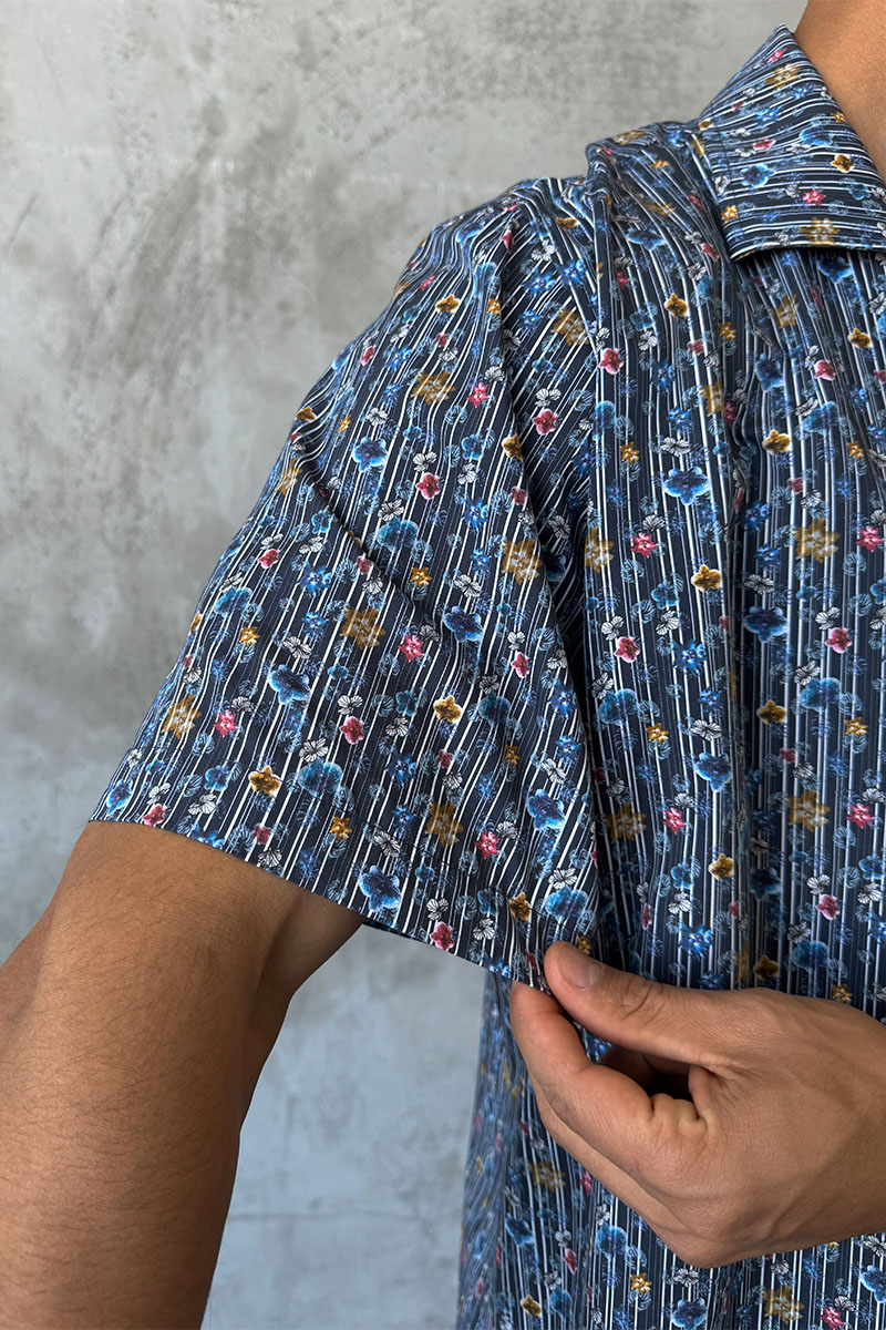 Dоlсе & Gаbbаnа Мужская чёрная рубашка floral-print 