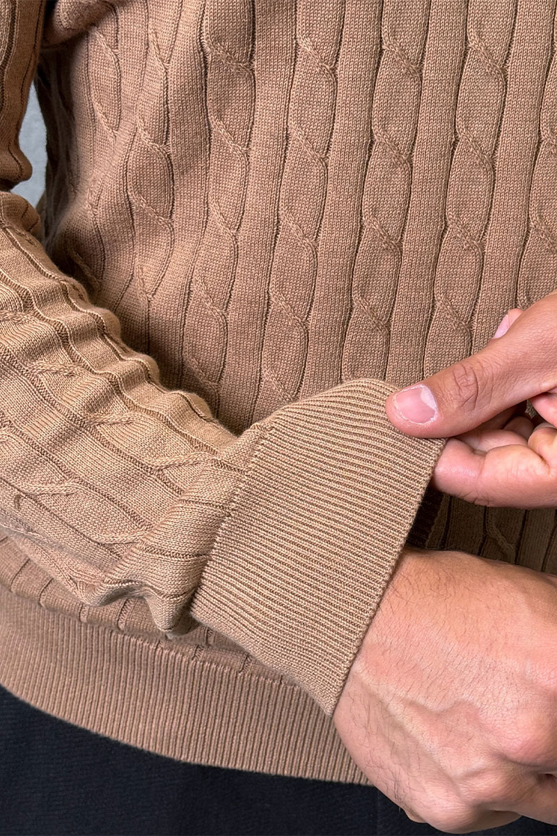 Polo Ralph Lauren Мужской джемпер cable-knit - Brown