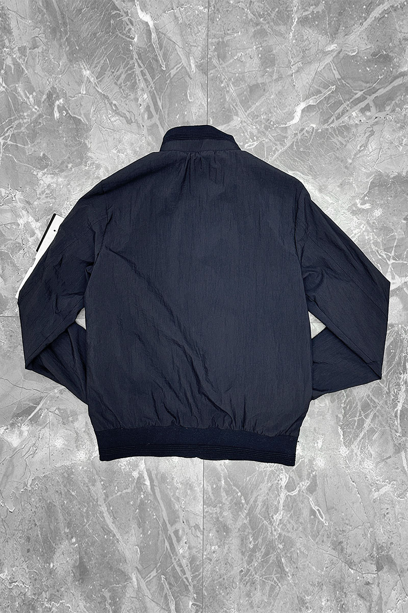 Stone Island Мужская тёмно-синяя куртка с патчем на плече