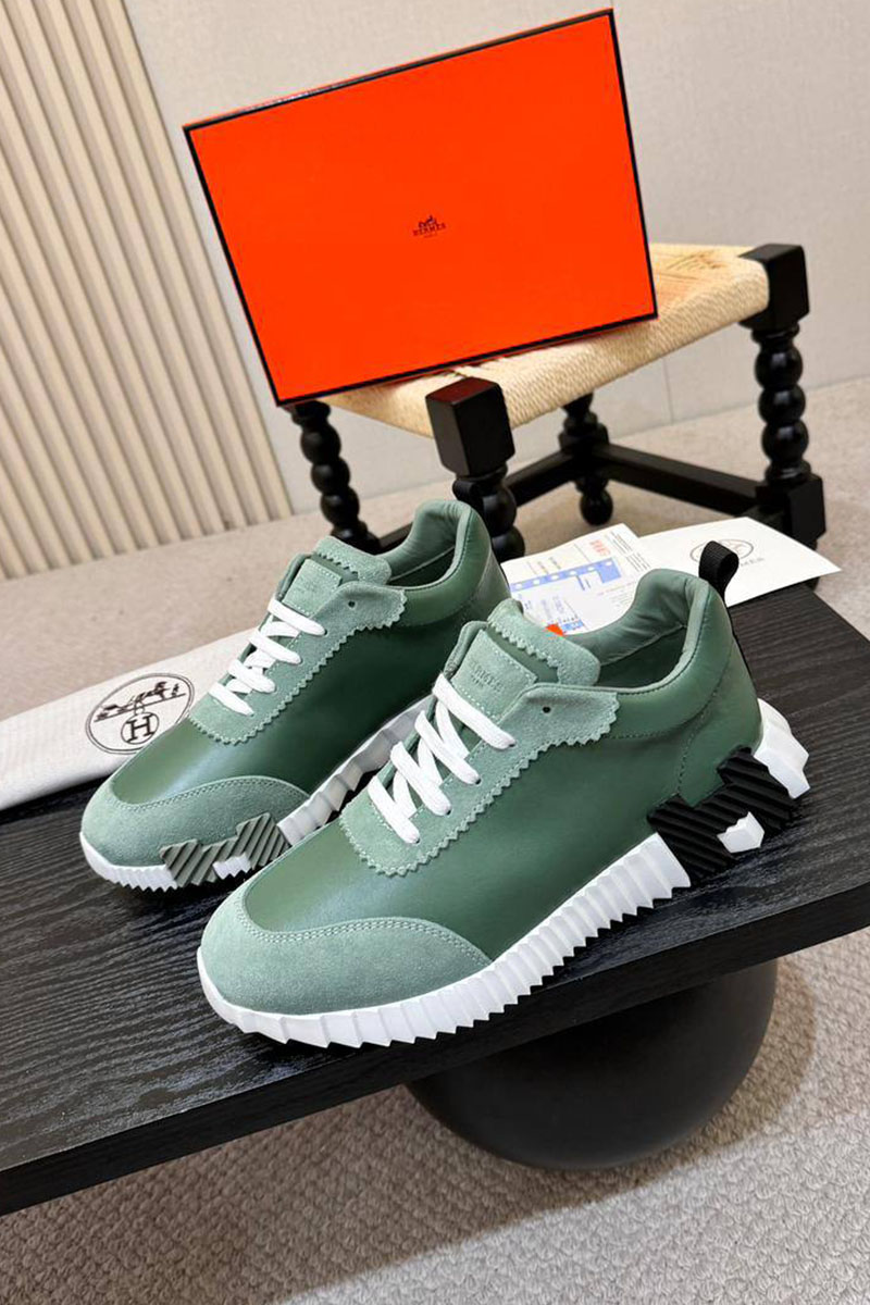 Hermes Мужские кроссовки Bouncing - Green
