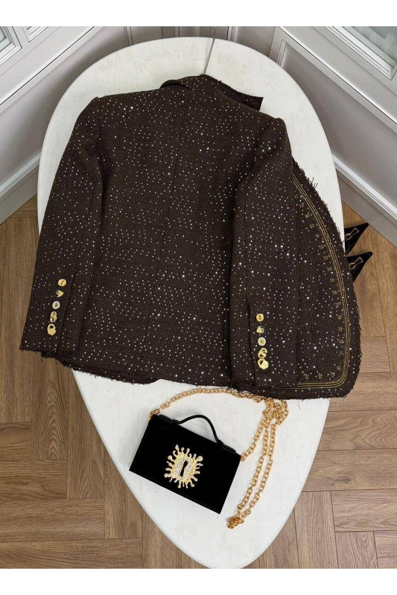 Schiaparelli Женский пиджак в пайетках premium