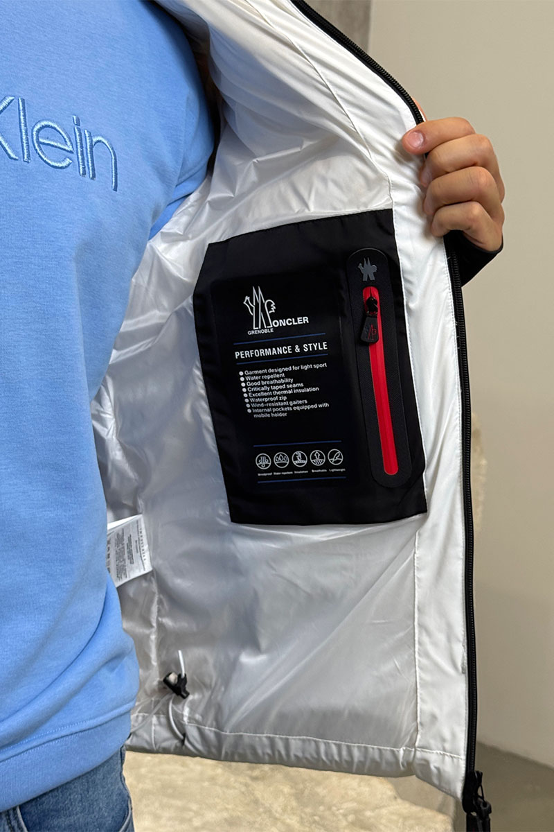 Moncler Мужской пуховик Grenoble - White