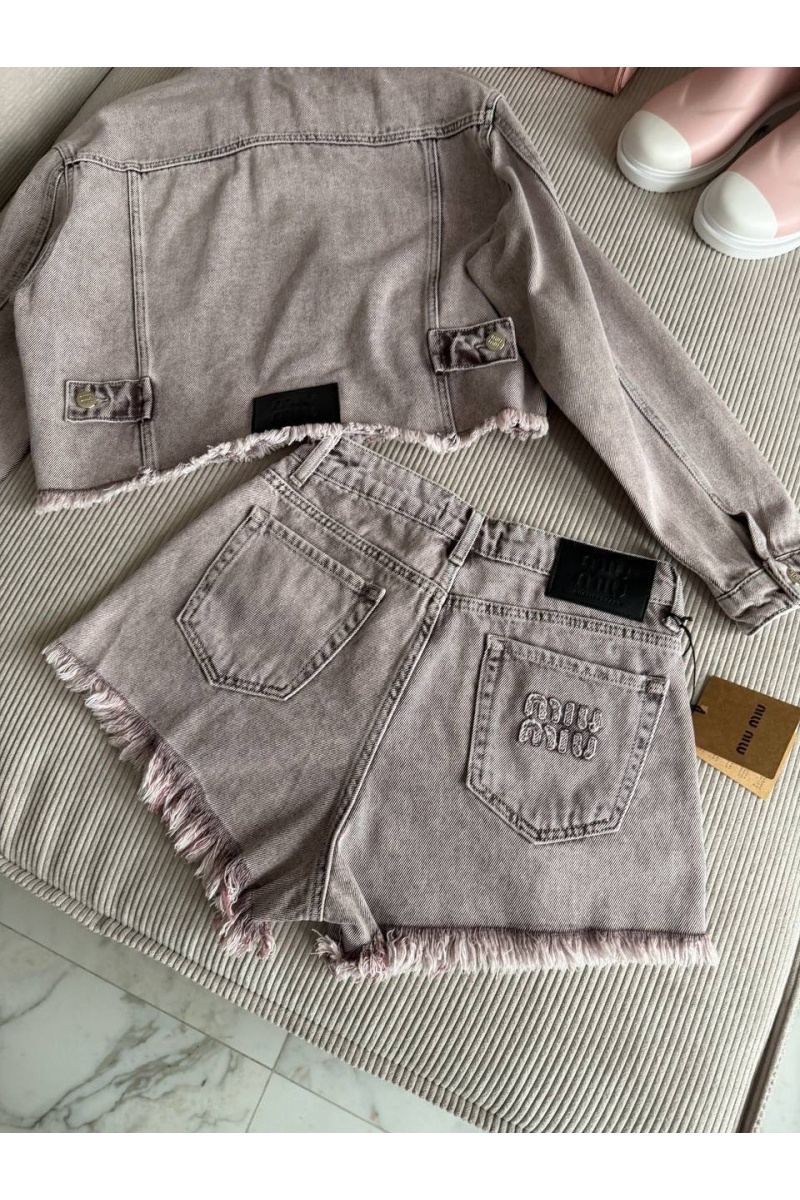 MIU MIU Женские джинсовые шорты premium