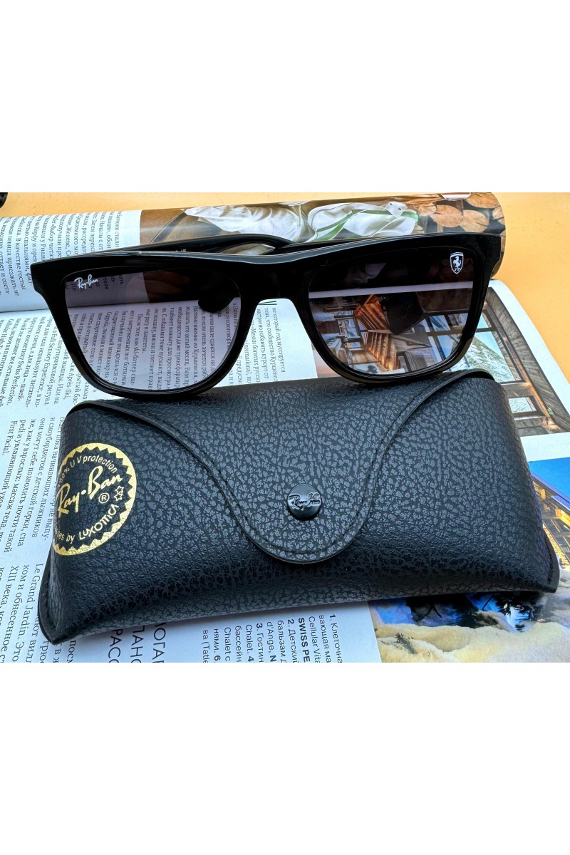 Ray Ban Солнцезащитные очки Scuderia Ferrari - Black