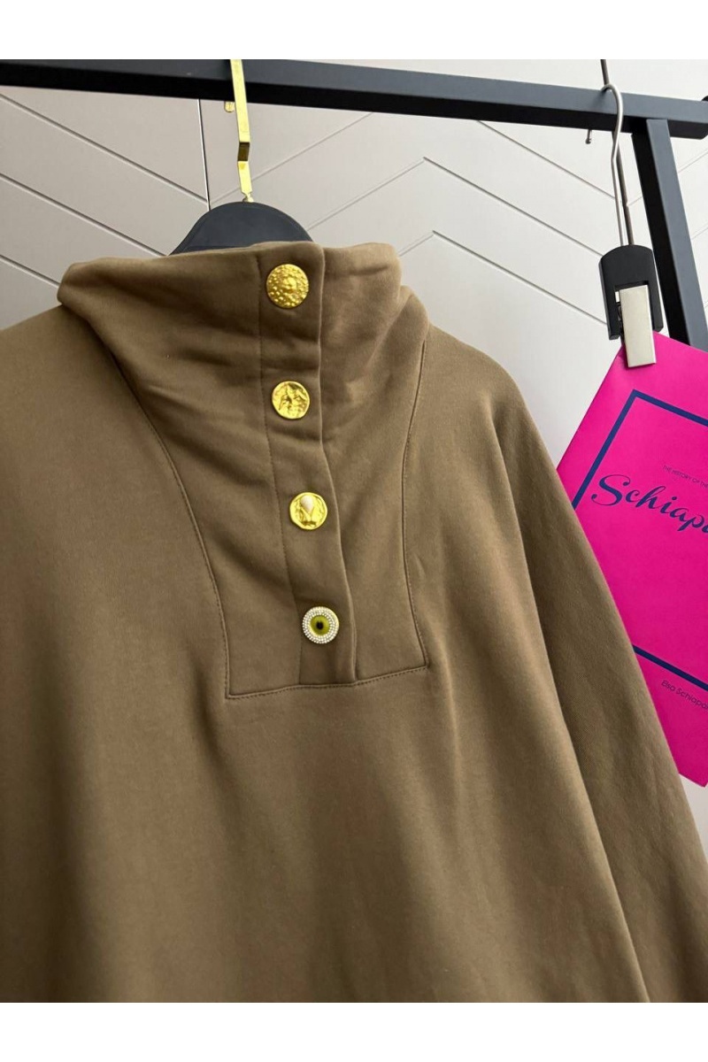 Schiaparelli Женская кофта с высоким горлом premium - Brown