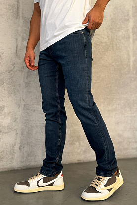 Мужские джинсы синего цвета regular fit