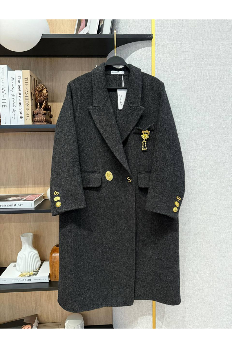 Schiaparelli Женское шерстяное пальто Premium - Black