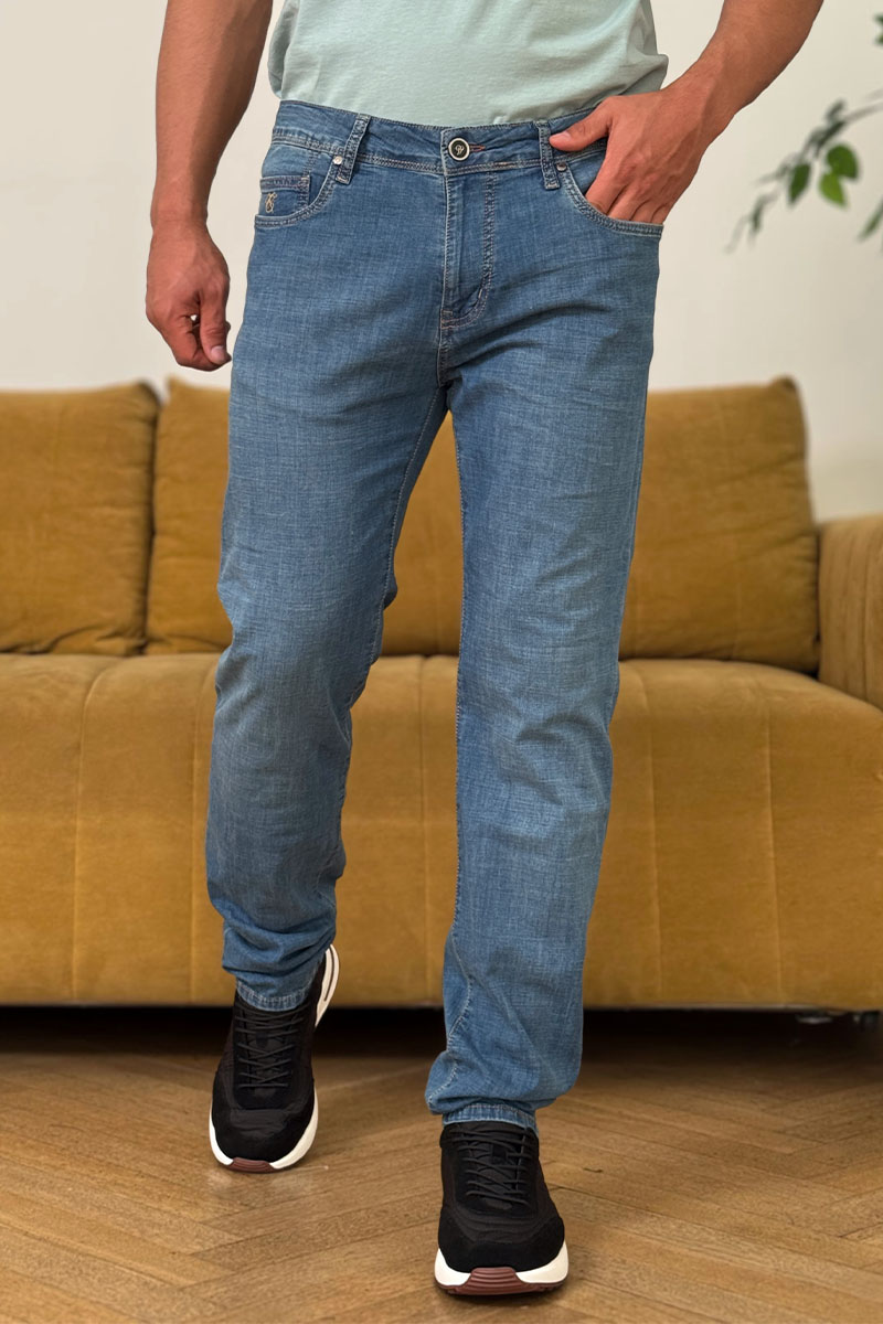 Canali Мужские синие джинсы 