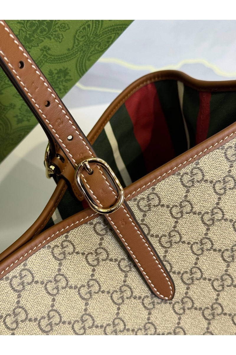 Gucci Кожаная сумка GG Emblem premium 38x25x15 см