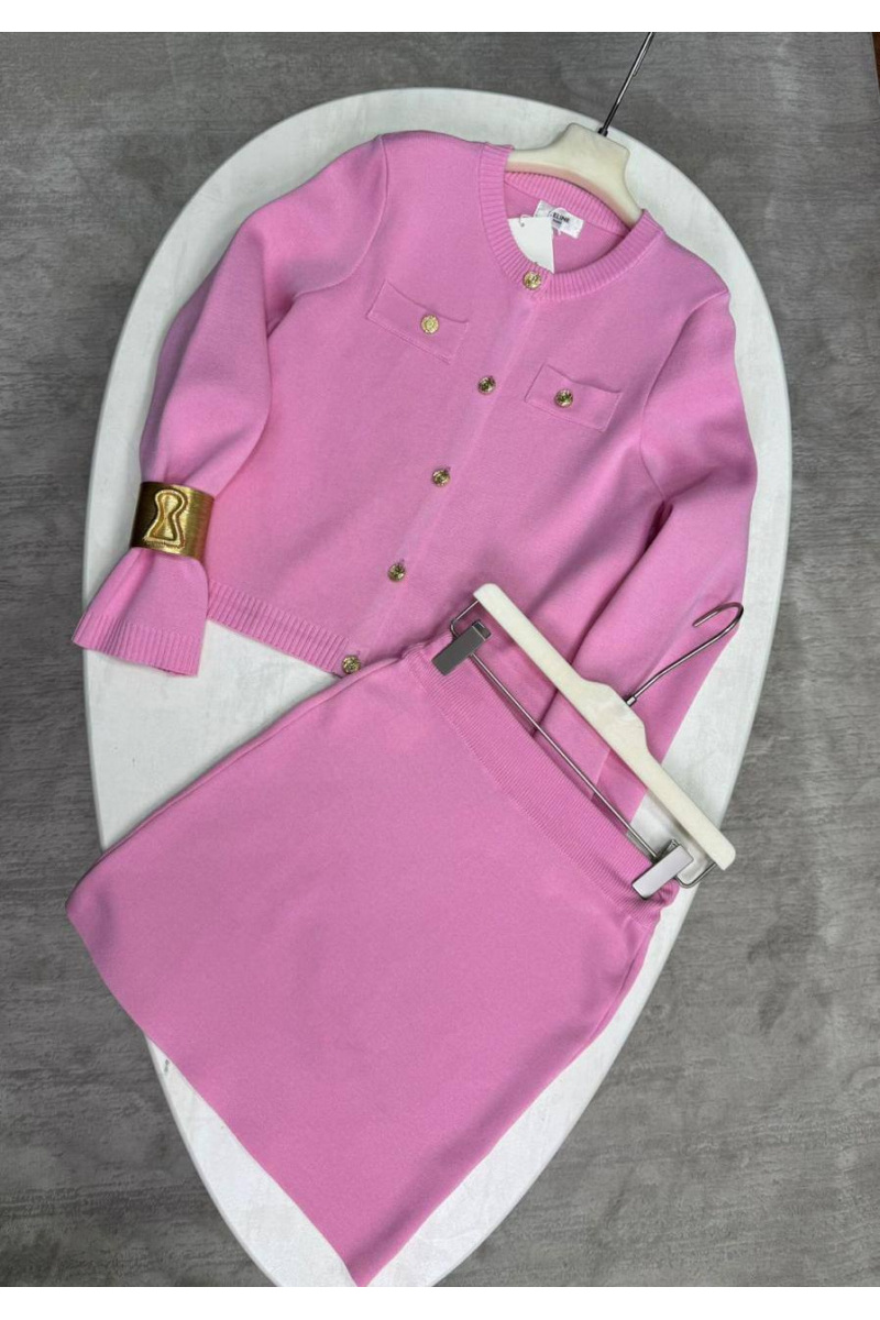 Celine Женский костюм двойка premium - Pink
