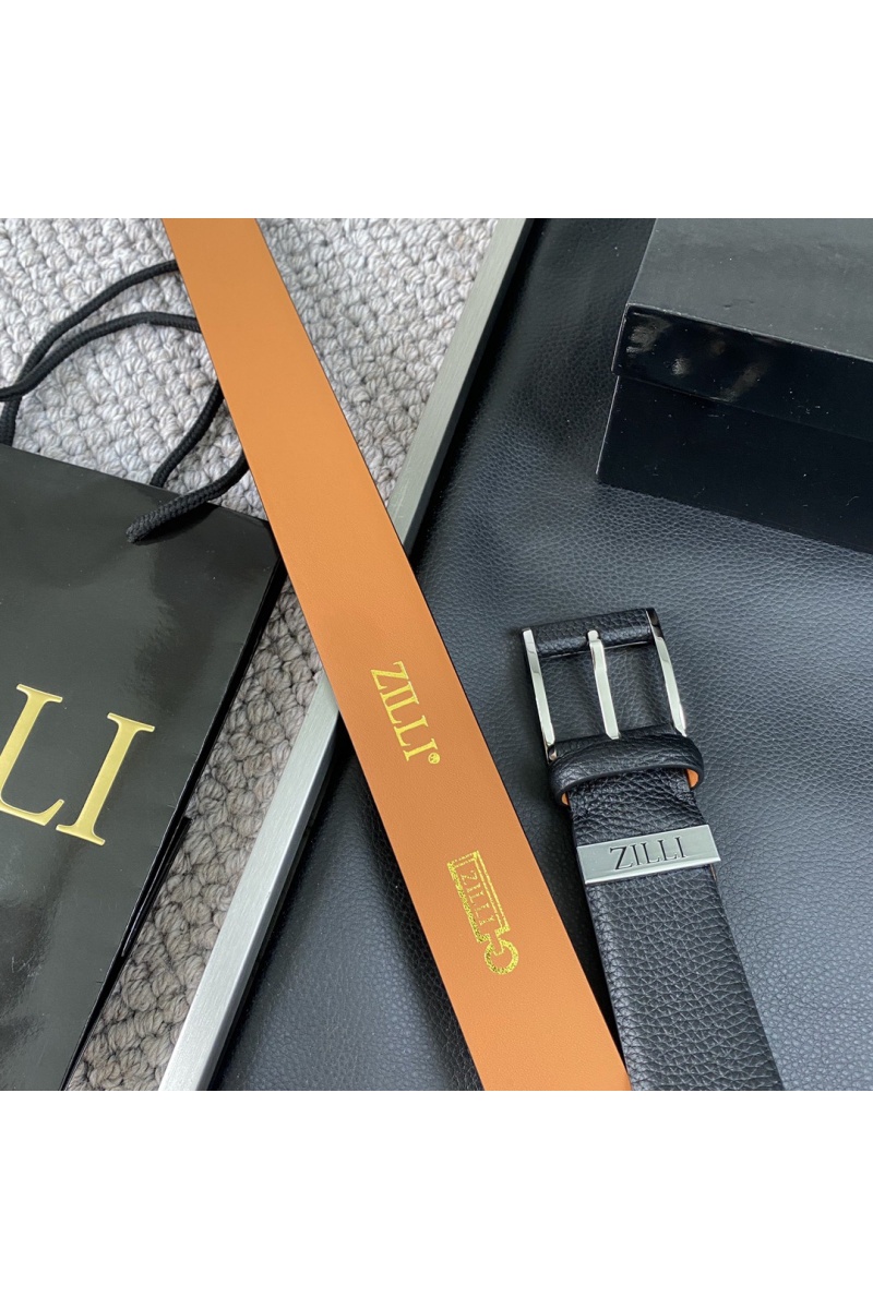 Zilli Двусторонний кожаный ремень Premium (ширина 3.8 см)