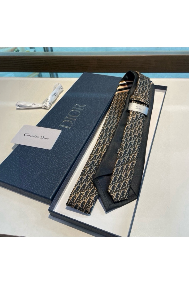 Dior Галстук Oblique premium - Black