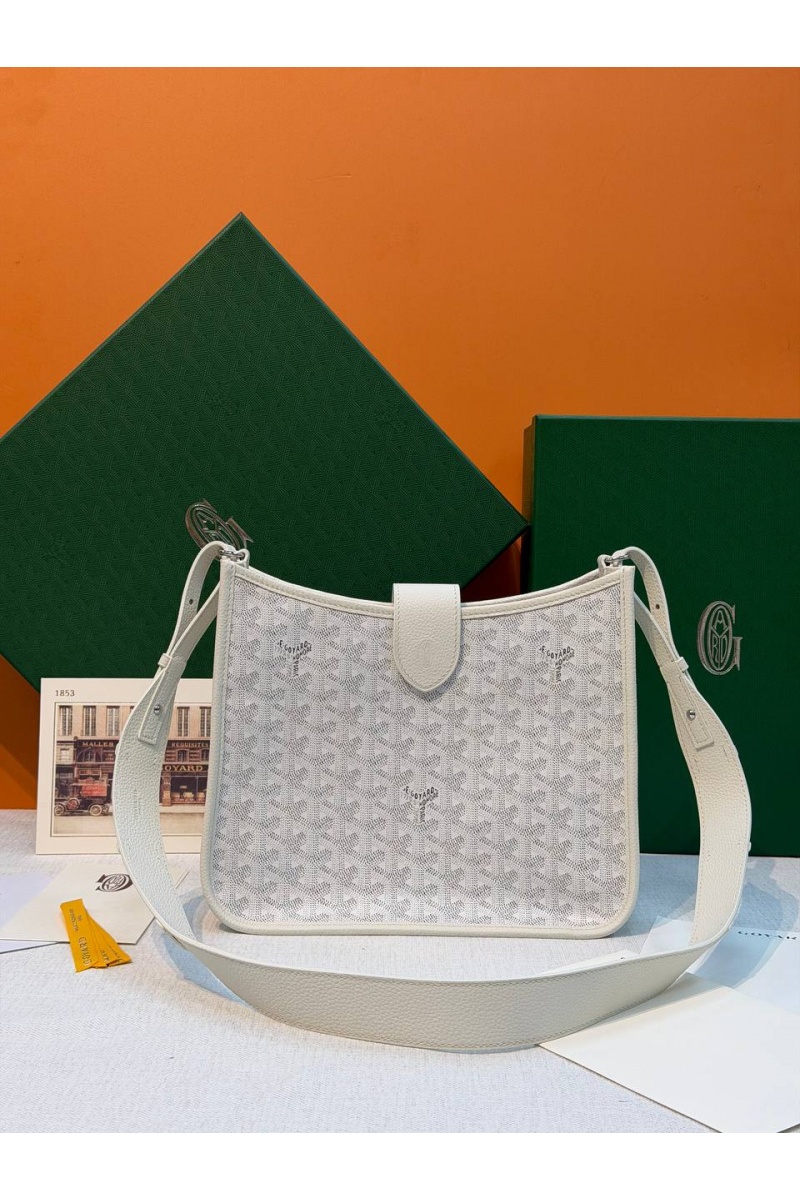 Designer Clothing Кожаная сумка Goyard Musette PM premium 28x22x10 см