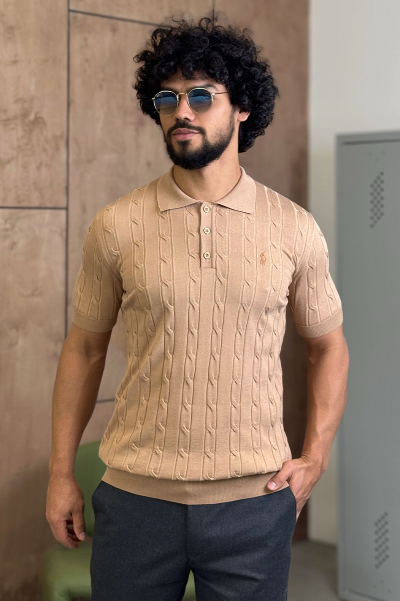 Polo Ralph Lauren Мужское бежевое поло 