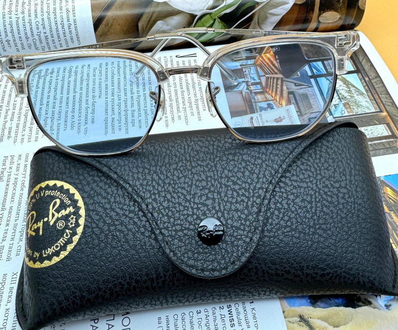 Ray Ban Солнцезащитные очки New Clubmaster - Blue