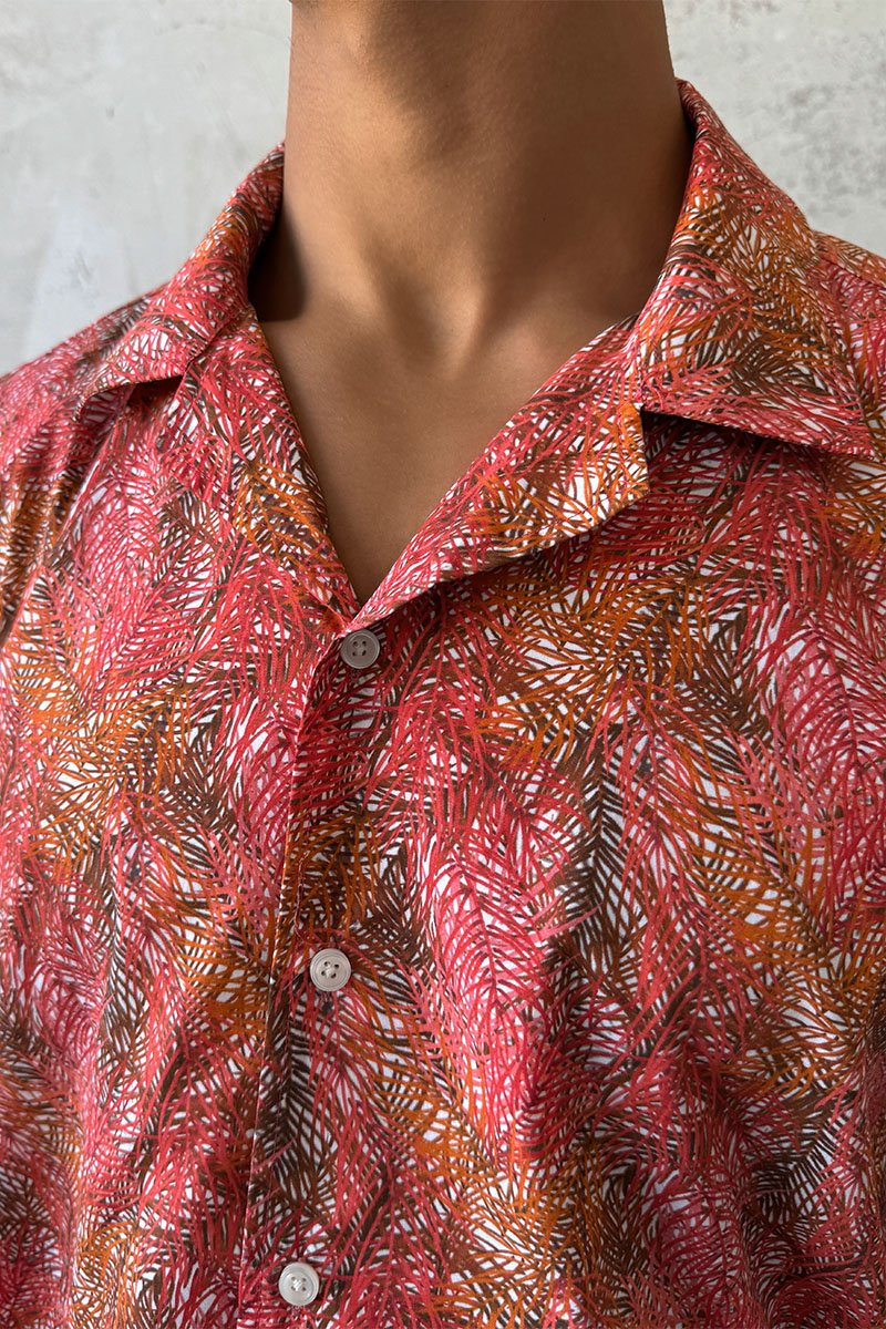 Dоlсе & Gаbbаnа Мужская красная рубашка floral-print 