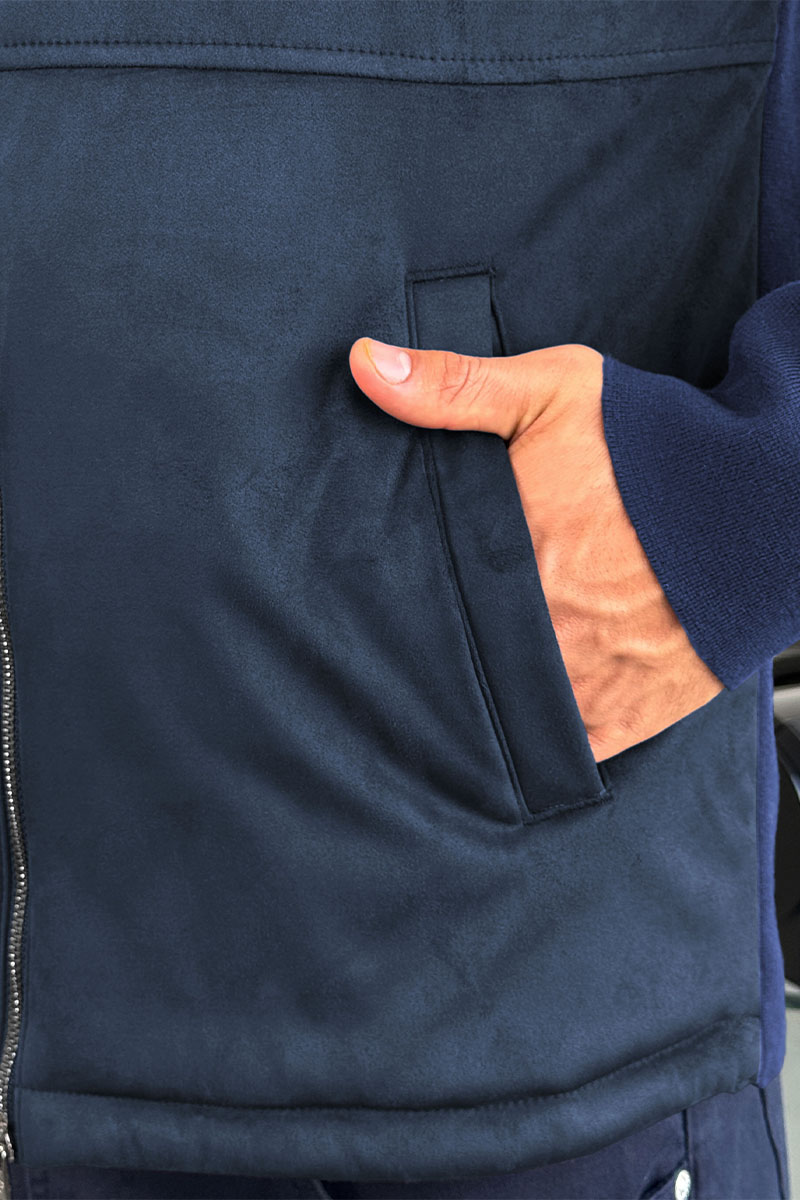 Loro Piana Мужская куртка синего цвета