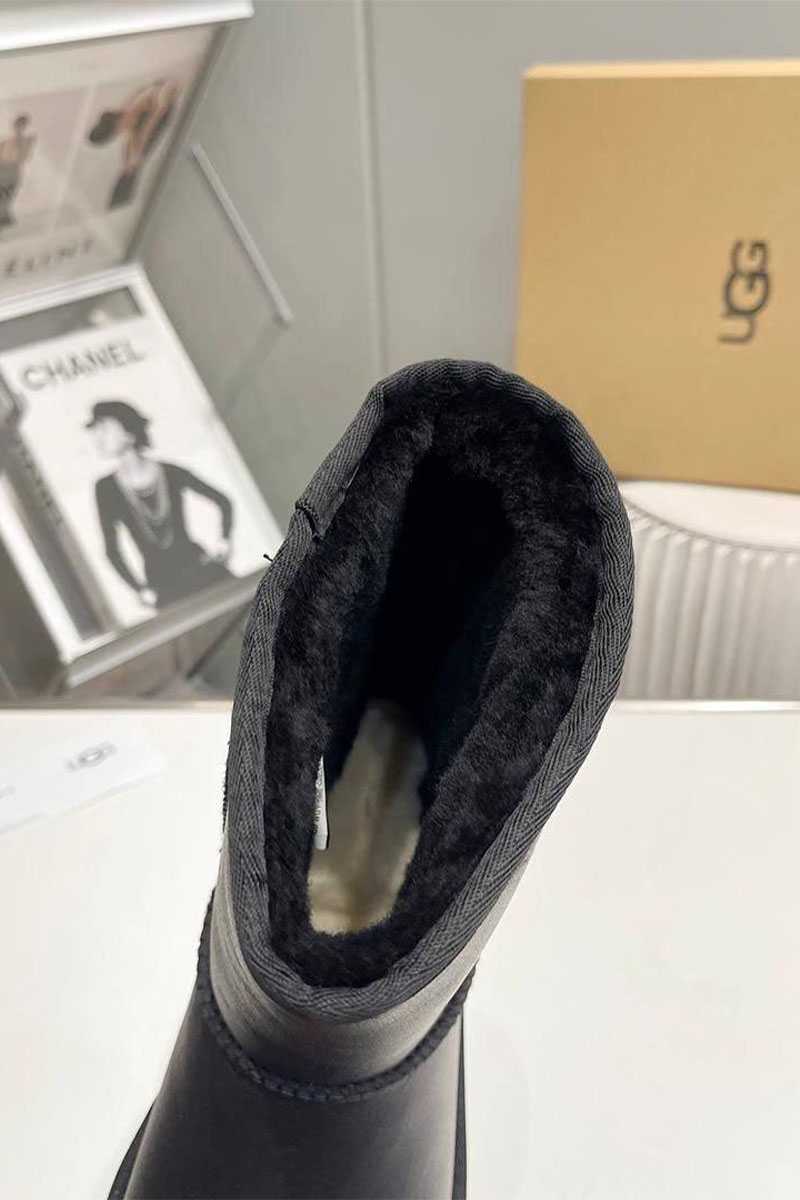 UGG Мужские чёрные ботинки Classic
