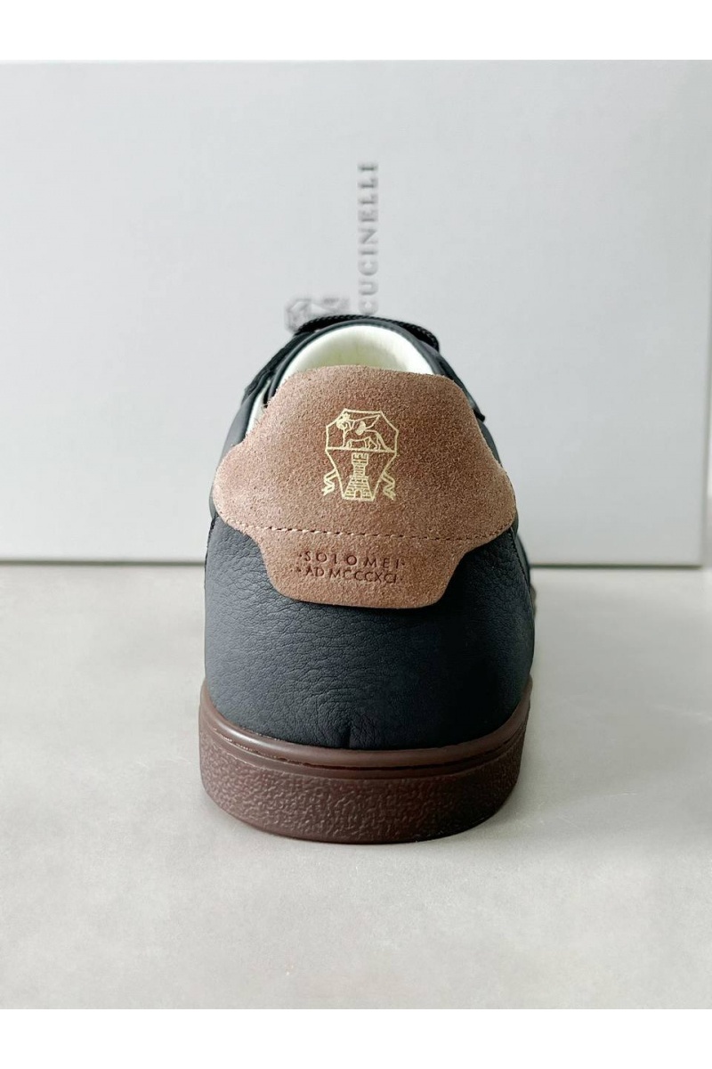 Designer Мужские кожаные кроссовки Premium