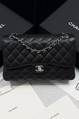 Кожаная сумка Classic Flap premium 30x20x9 см (8 расцветок)
