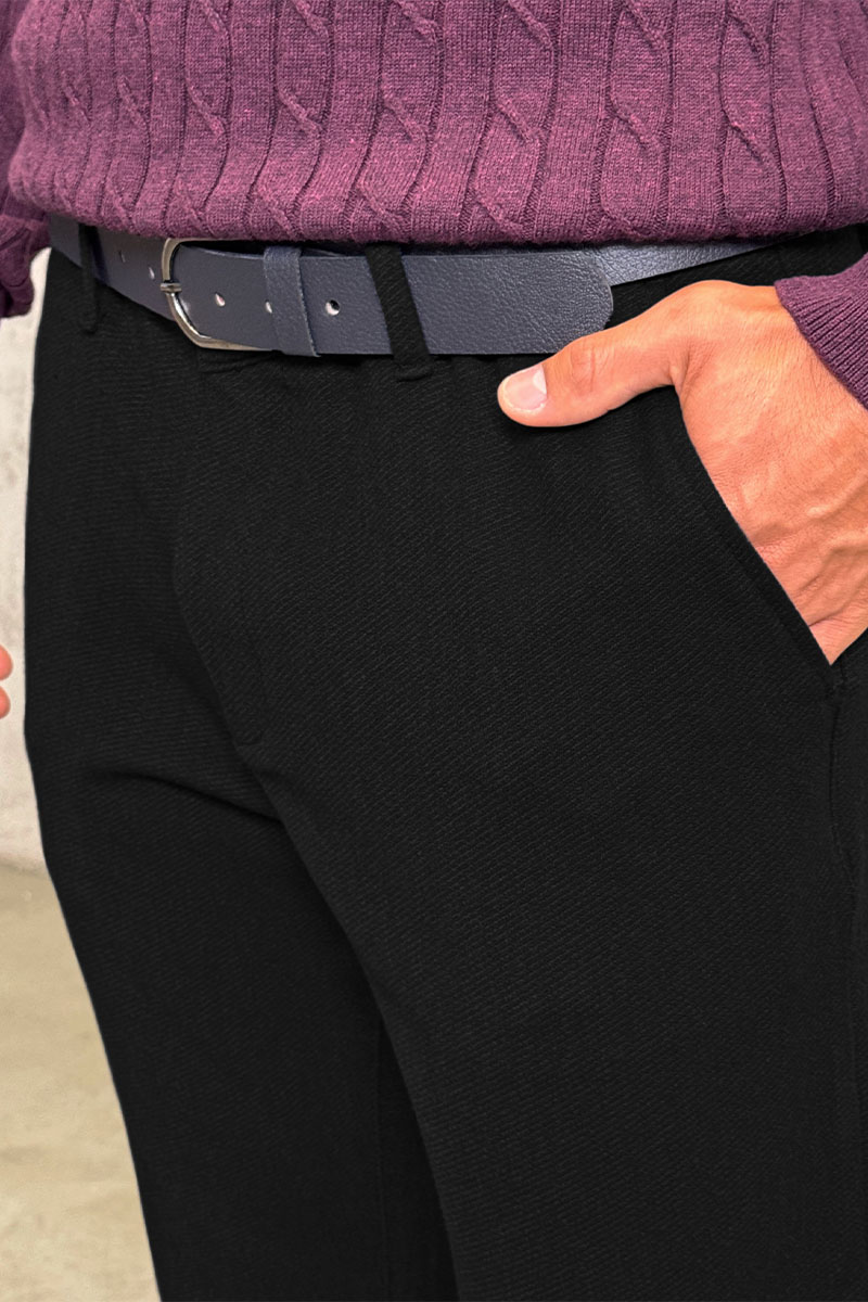 Tommy Hilfiger Мужские брюки narrow leg - Black